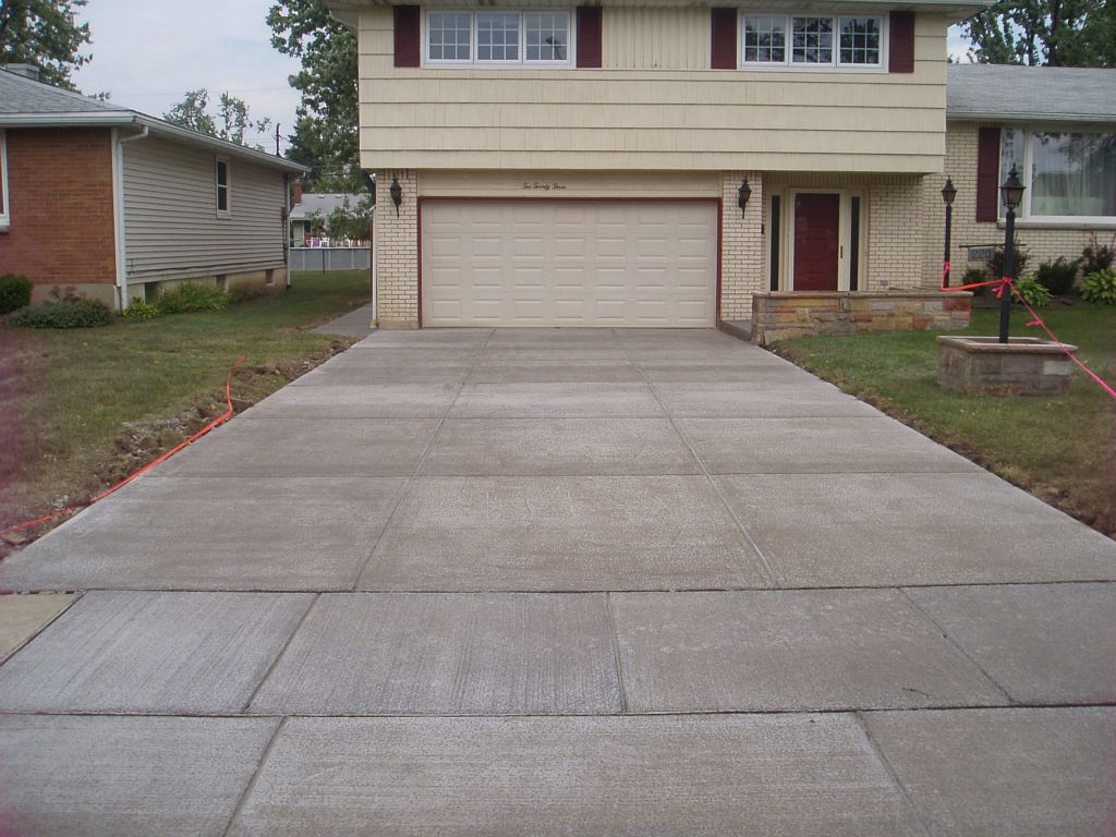 Driveway Concrete Driveways Stamped Concrete Landscape