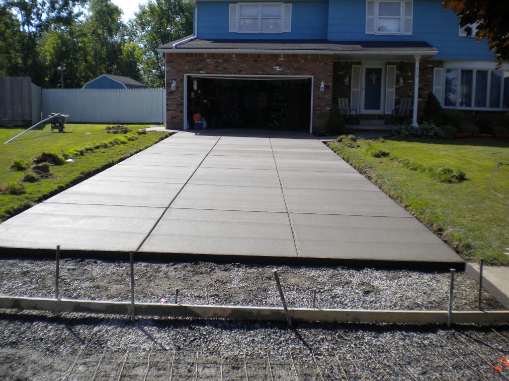 Driveway Concrete Driveways Stamped Concrete Landscape