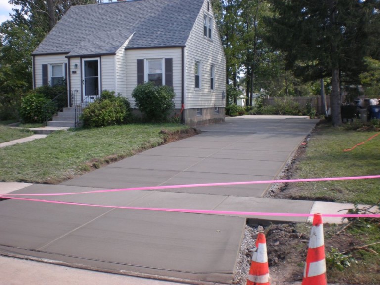 Driveway Concrete Driveways Stamped Concrete Landscape