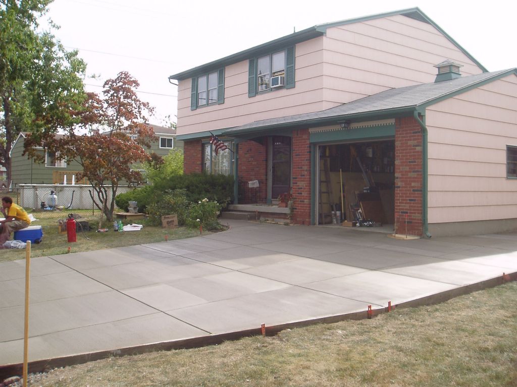 Driveway Concrete Driveways Stamped Concrete Landscape