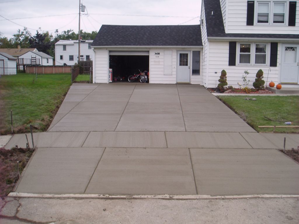 Driveway Concrete Driveways Stamped Concrete Landscape