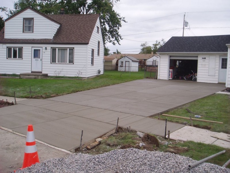 Driveway Concrete Driveways Stamped Concrete Landscape