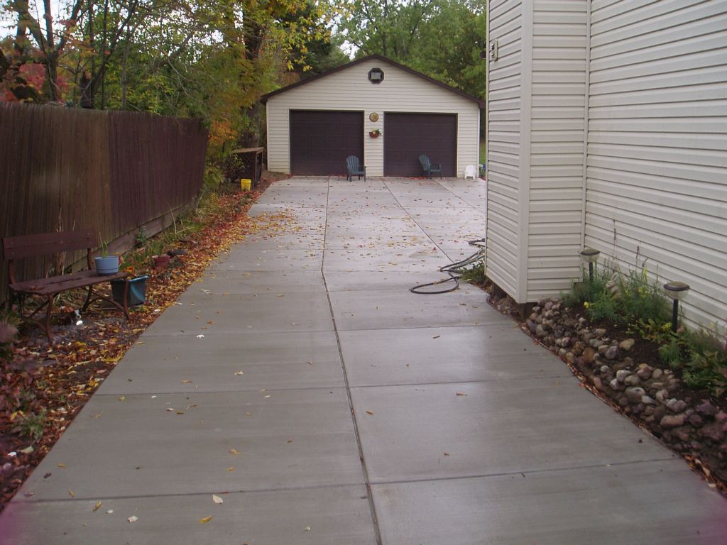 Driveway Concrete Driveways Stamped Concrete Landscape