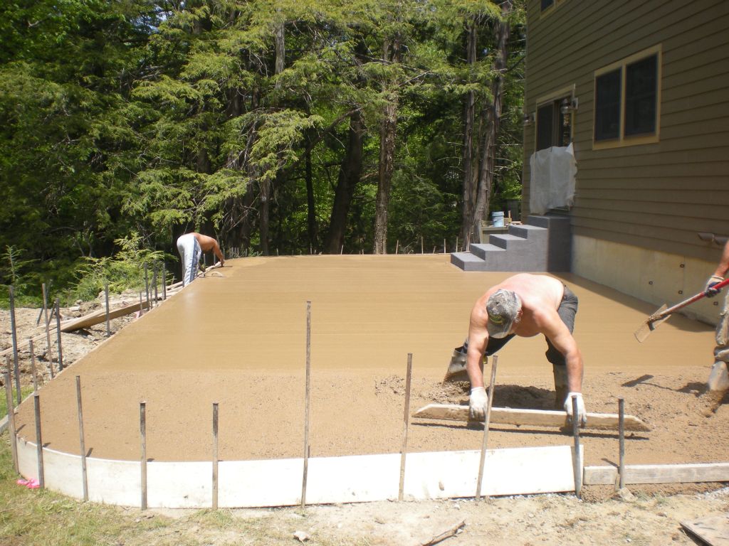 Angola Stamped Concrete Project