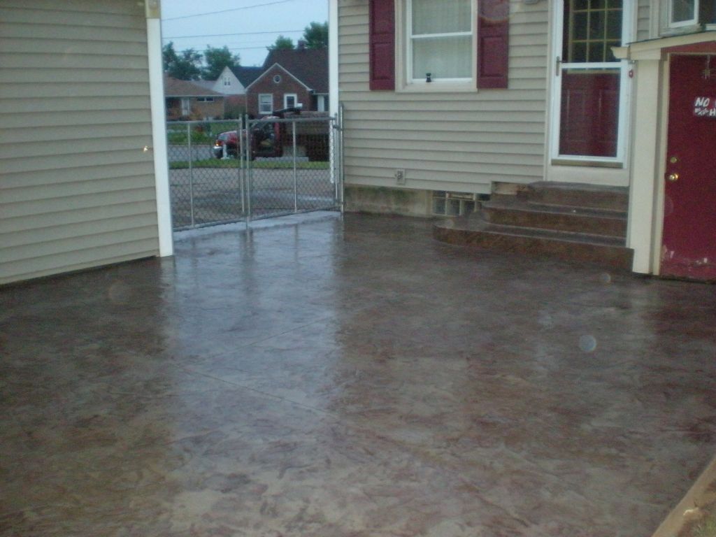 Stamped Concrete Patio