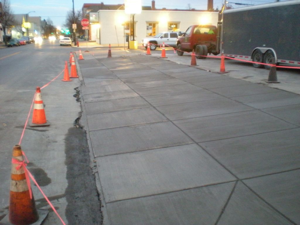 Commercial work – Sidewalks