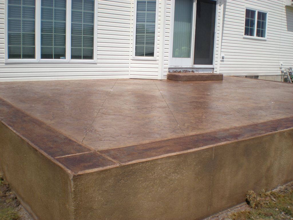 Stamped Concrete Patio Concrete Driveways Stamped Concrete