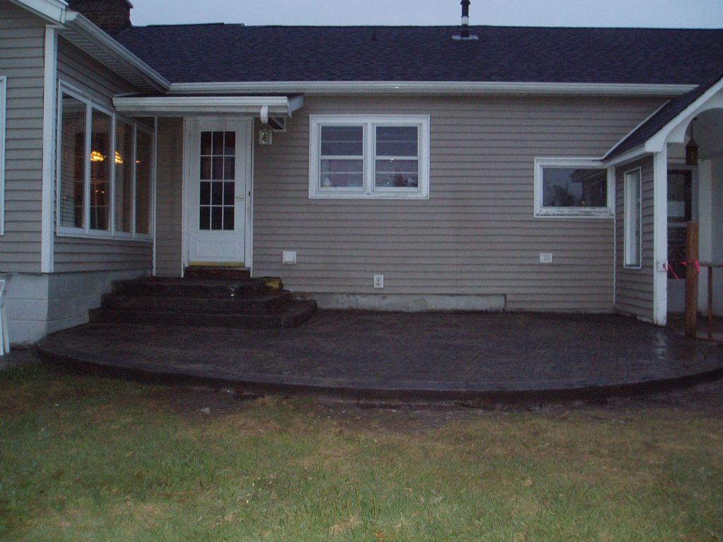 Stamped Concrete Patio