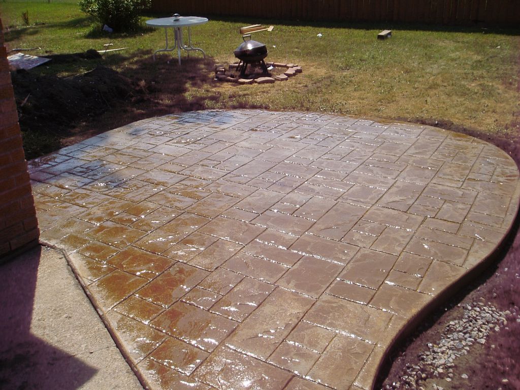 Stamped Concrete Patio