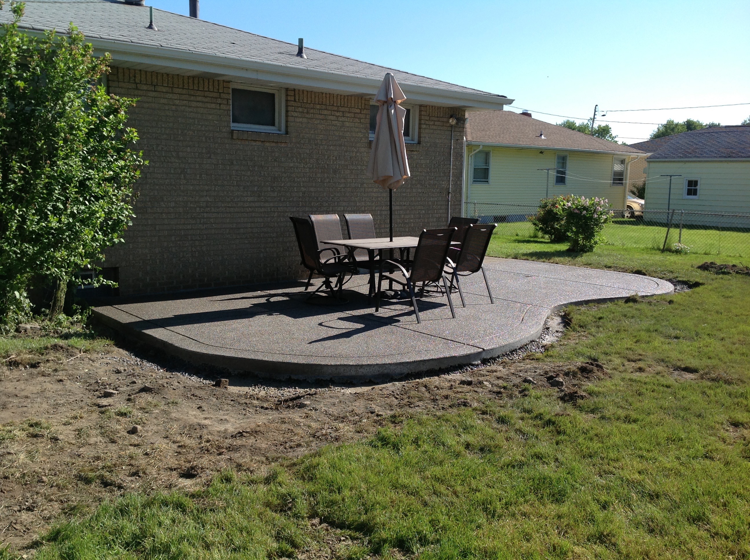 Exposed Aggregate Patio