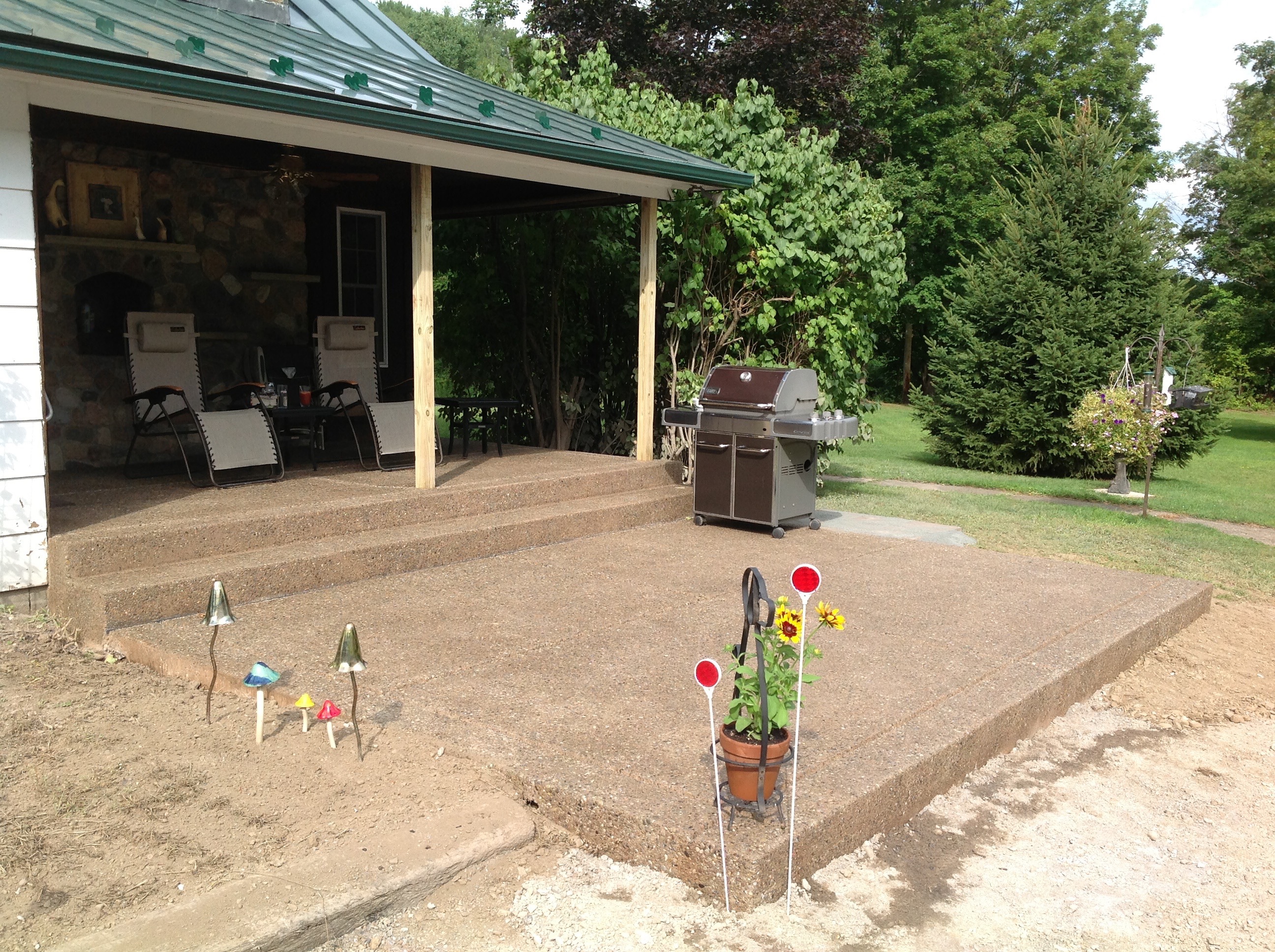 Exposed Aggregate Patio – Springville