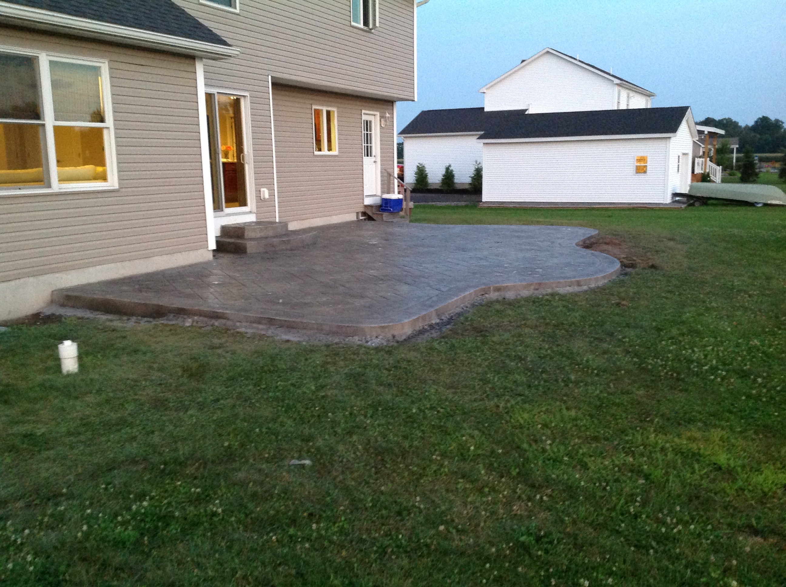Stamped Concrete Patio Lancaster