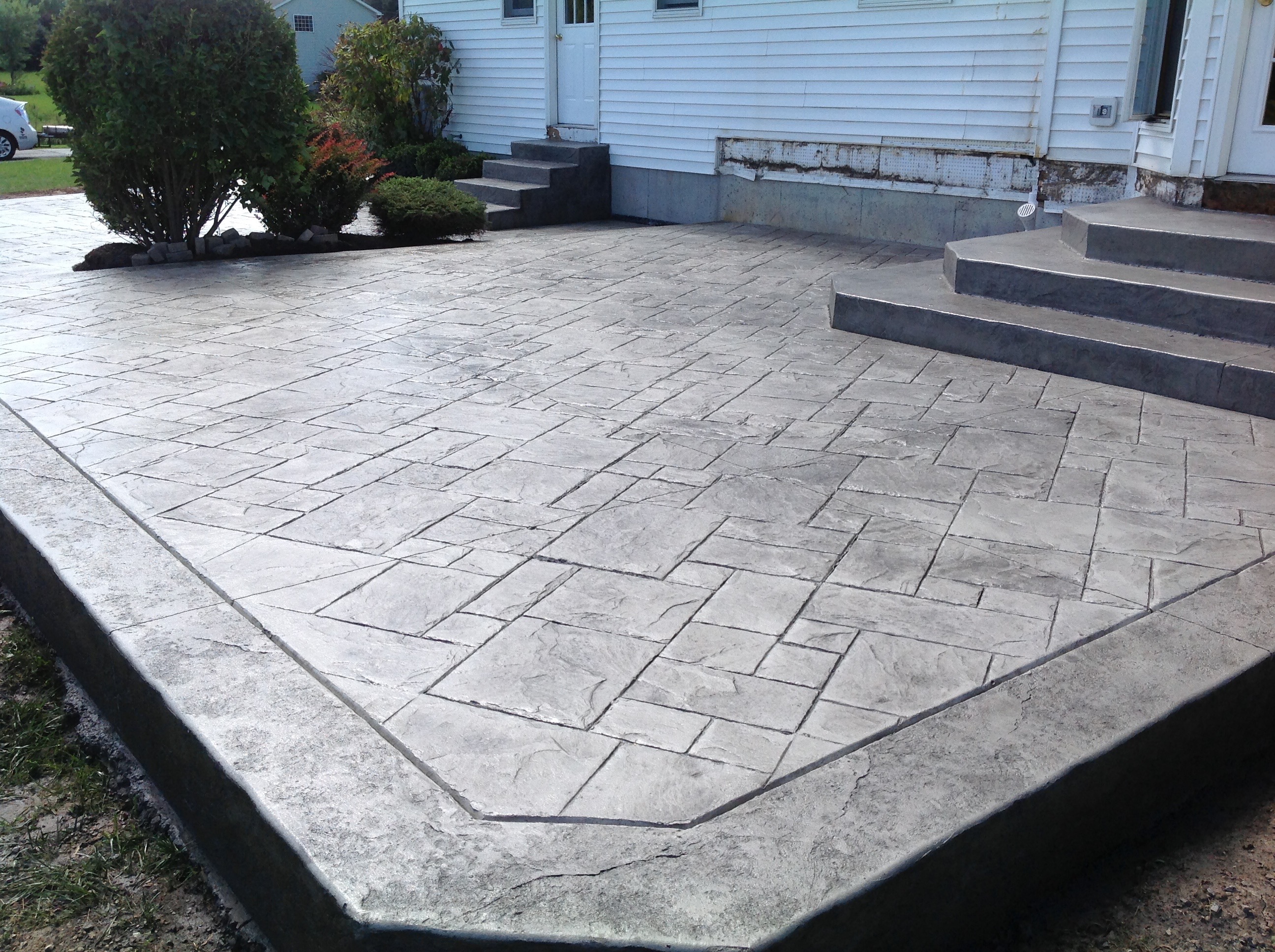 Stamped Concrete Patio Cambria