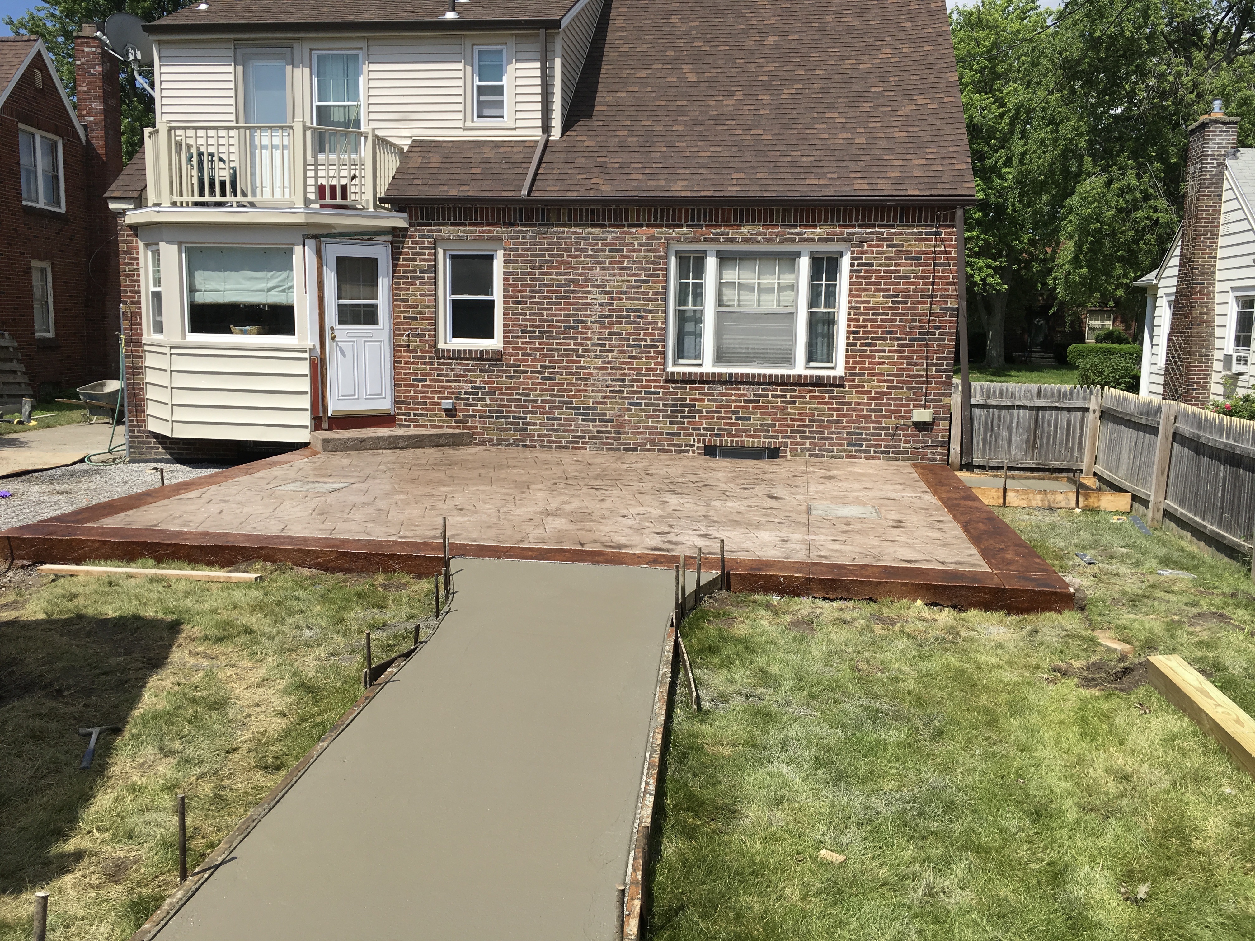Stamped Concrete patio – Century Stamped Concrete patio – Century