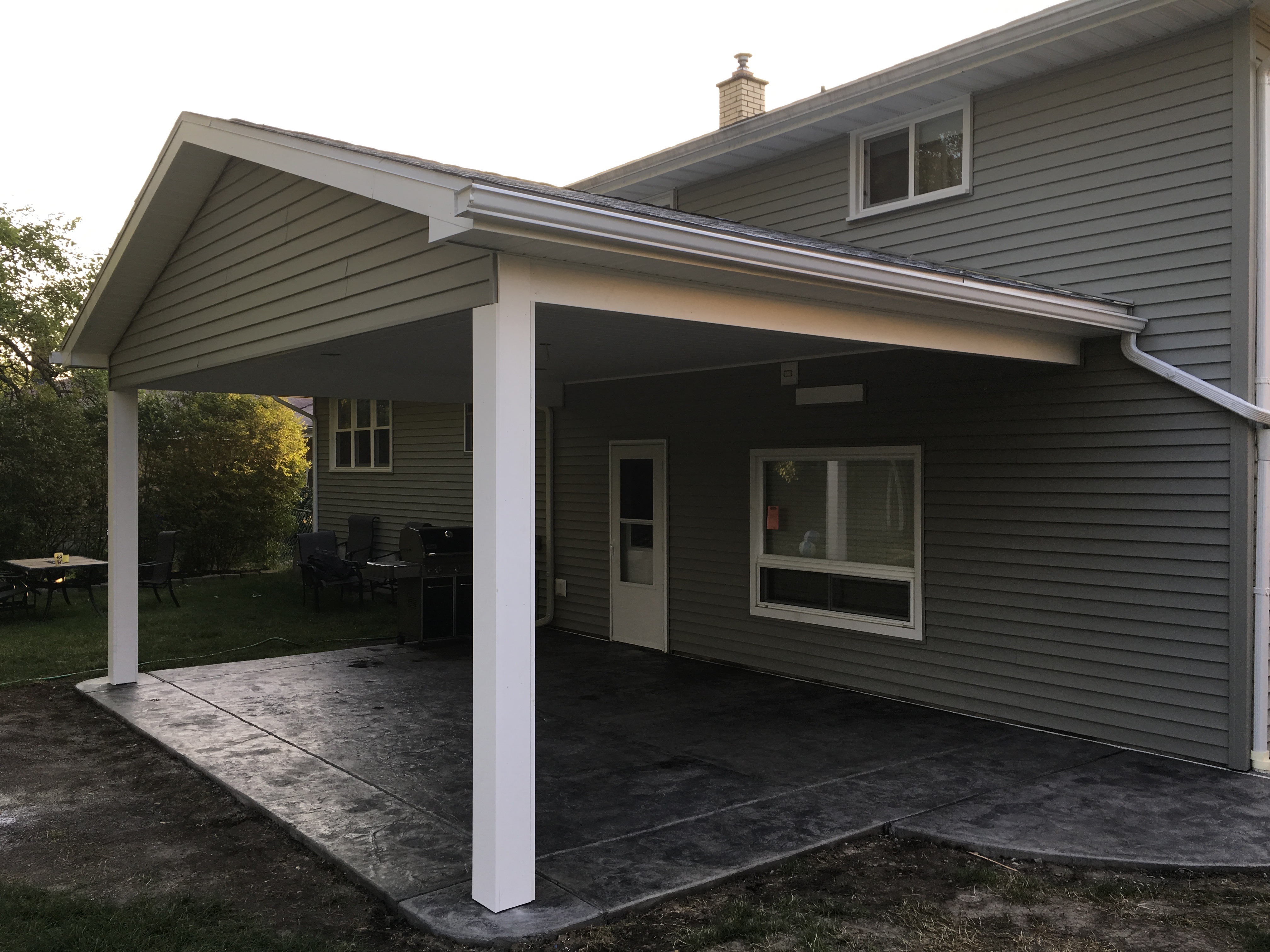 Covered Stamped Patio – Briarhurst Covered Stamped Patio – Briarhurst