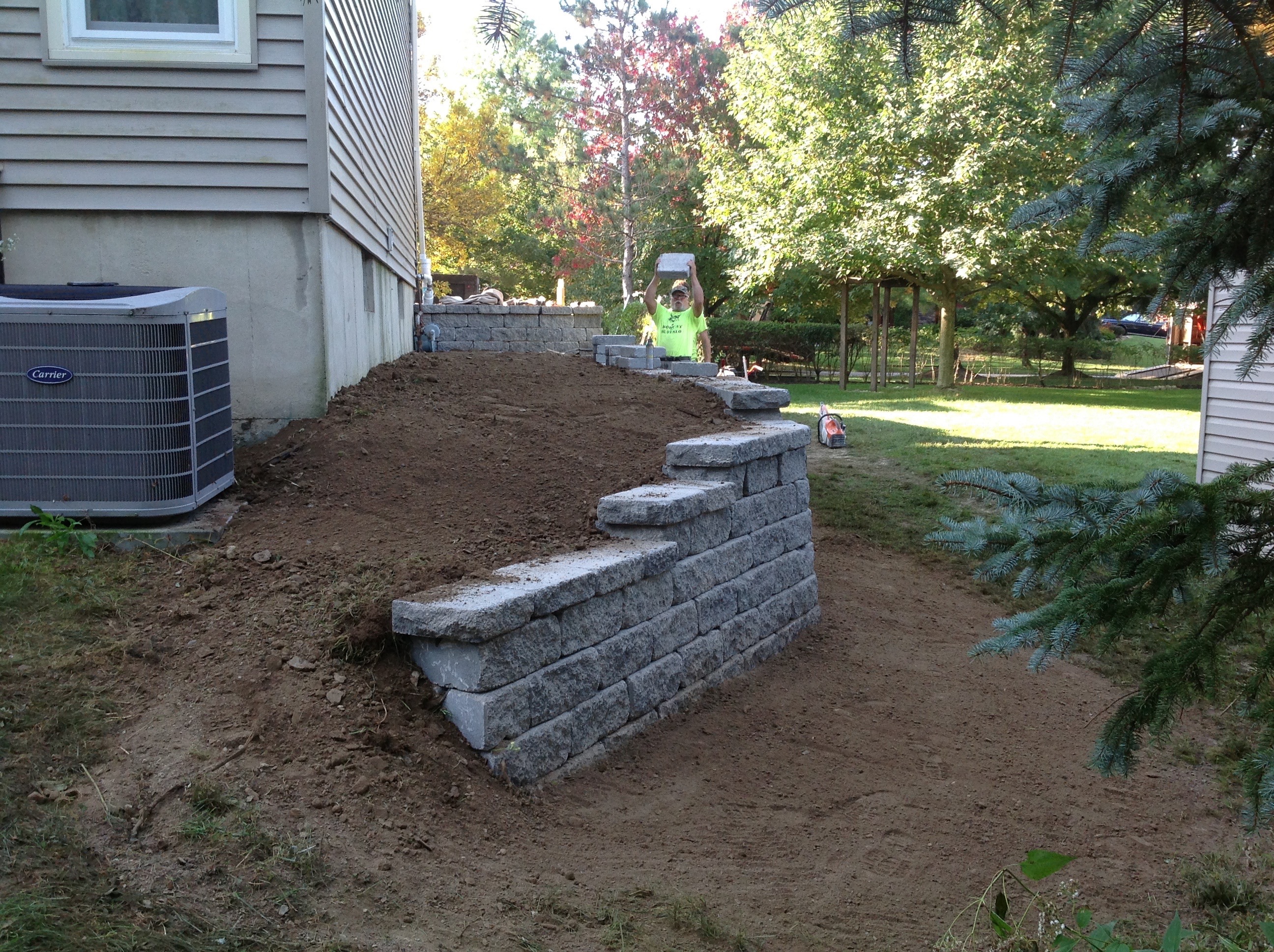 Retaining Wall East Aurora