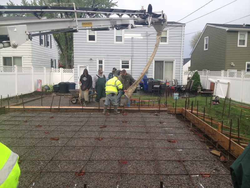 Garage Slab Amherst Concrete Driveways Stamped Concrete