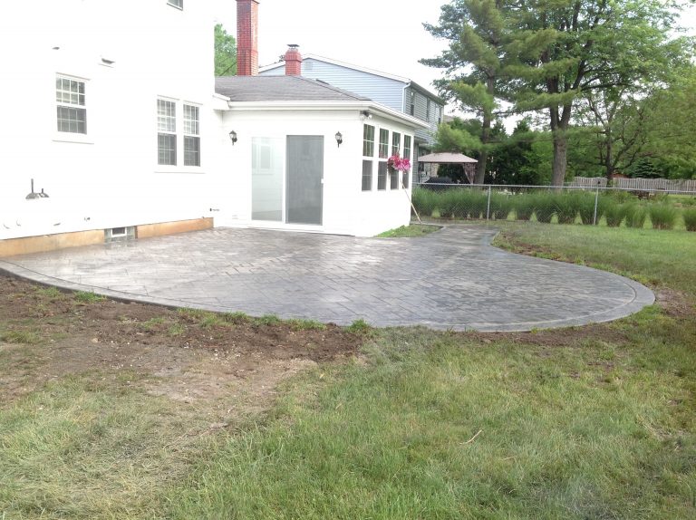 Stamped Concrete Pad Amherst Concrete Driveways Stamped Concrete