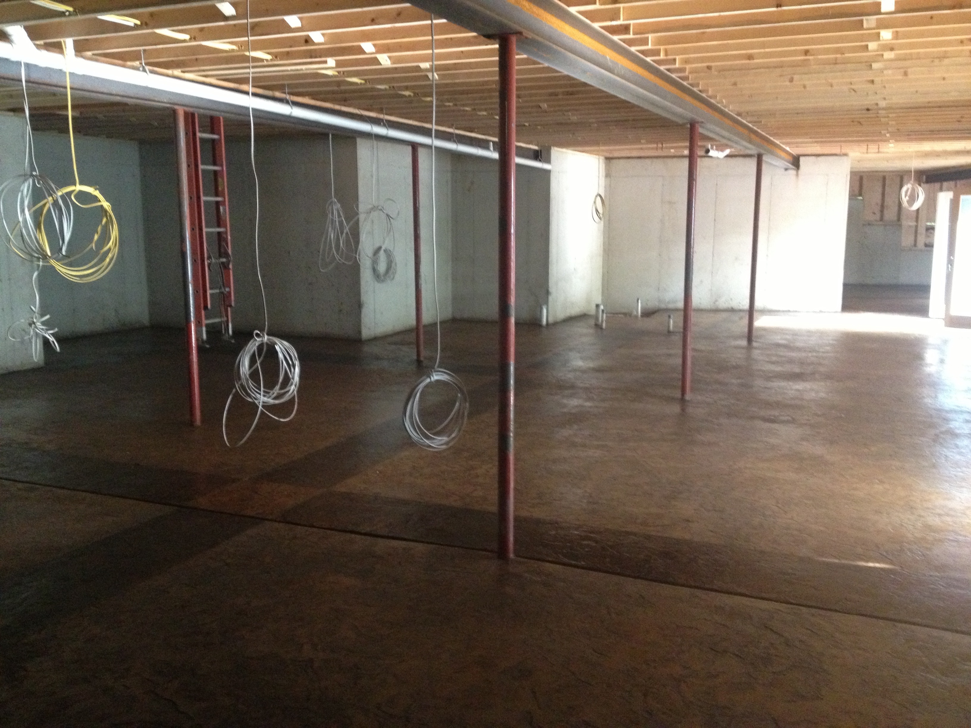 Stamped Concrete basement floor – Roycroft