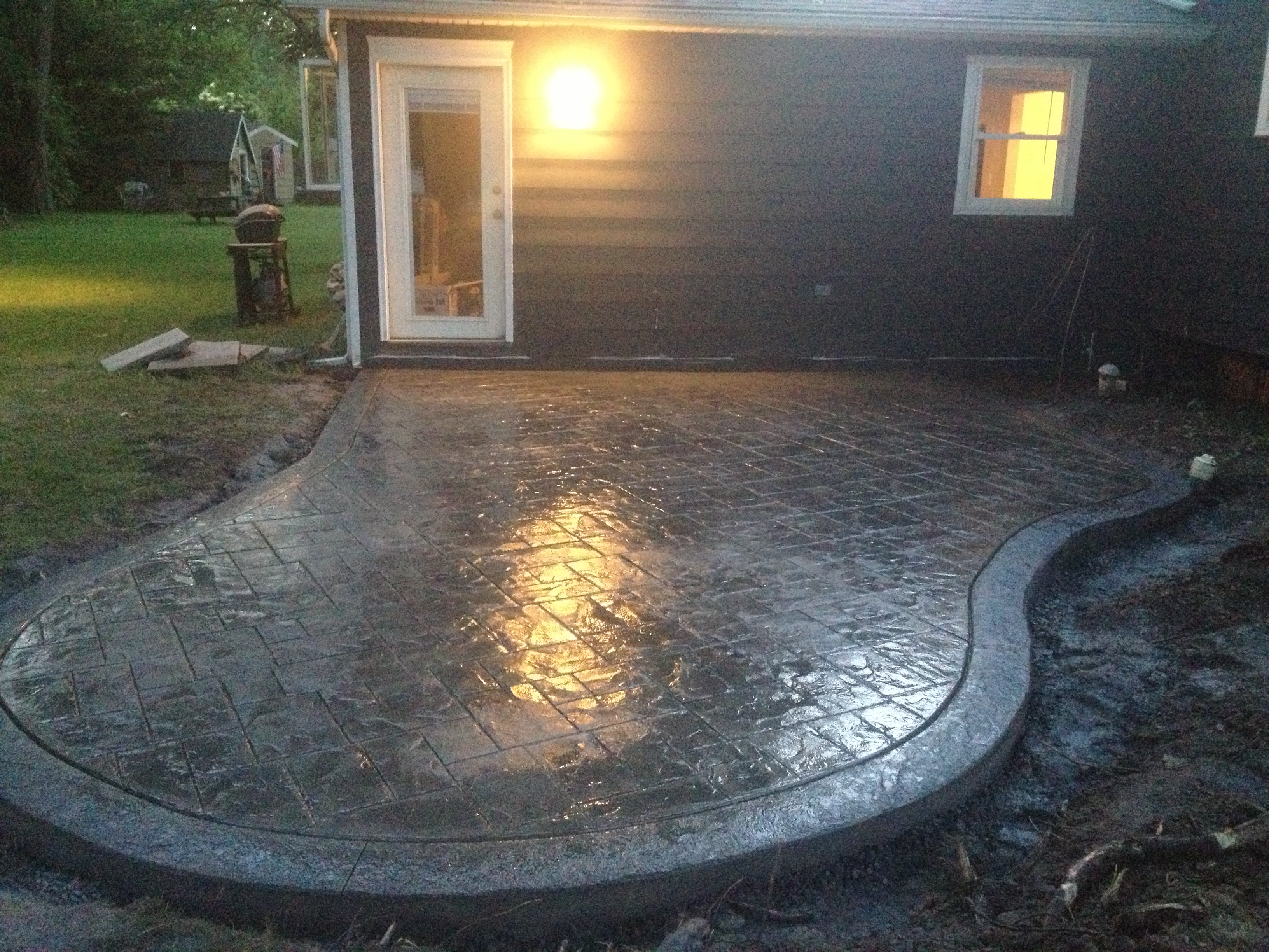 Stamped Concrete Patio