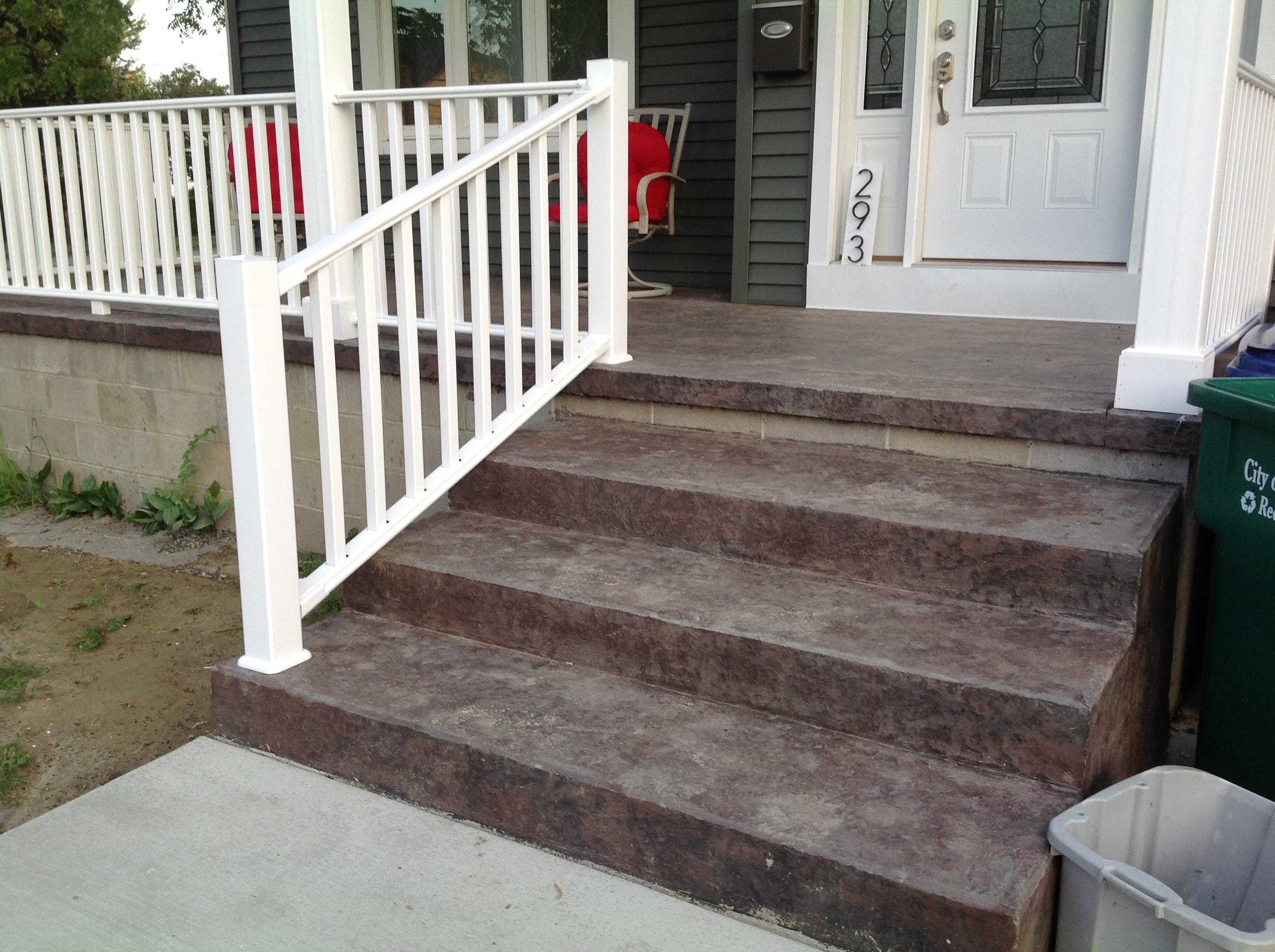 Stamped Concrete Porch