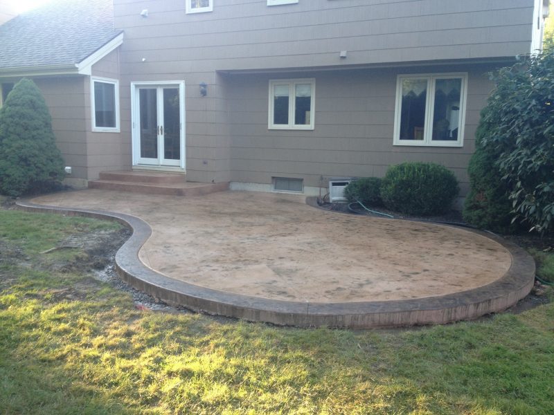 Stamped Concrete Patio Amherst Concrete Driveways Stamped Concrete