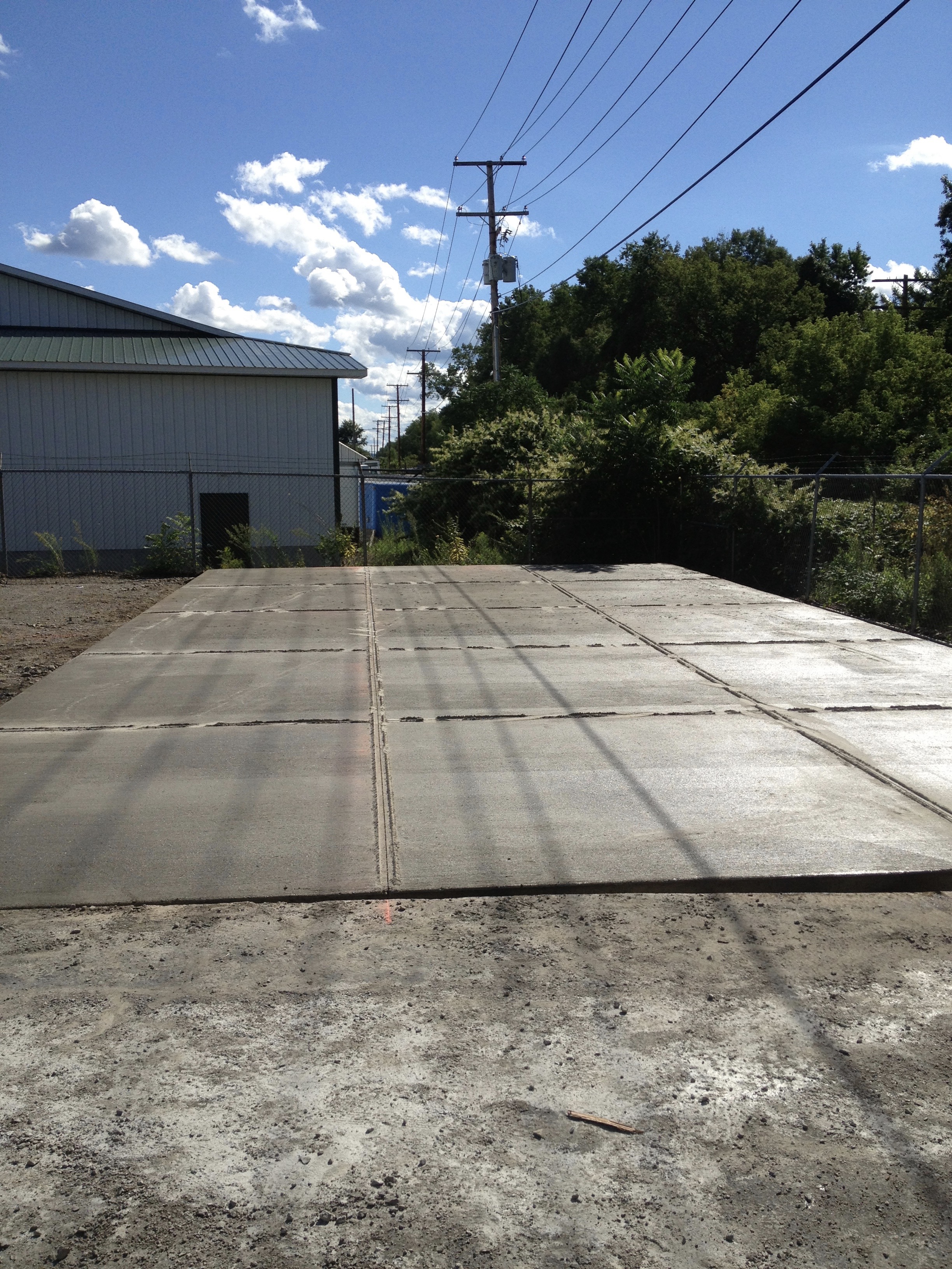 Commercial Concrete Pad – Springville