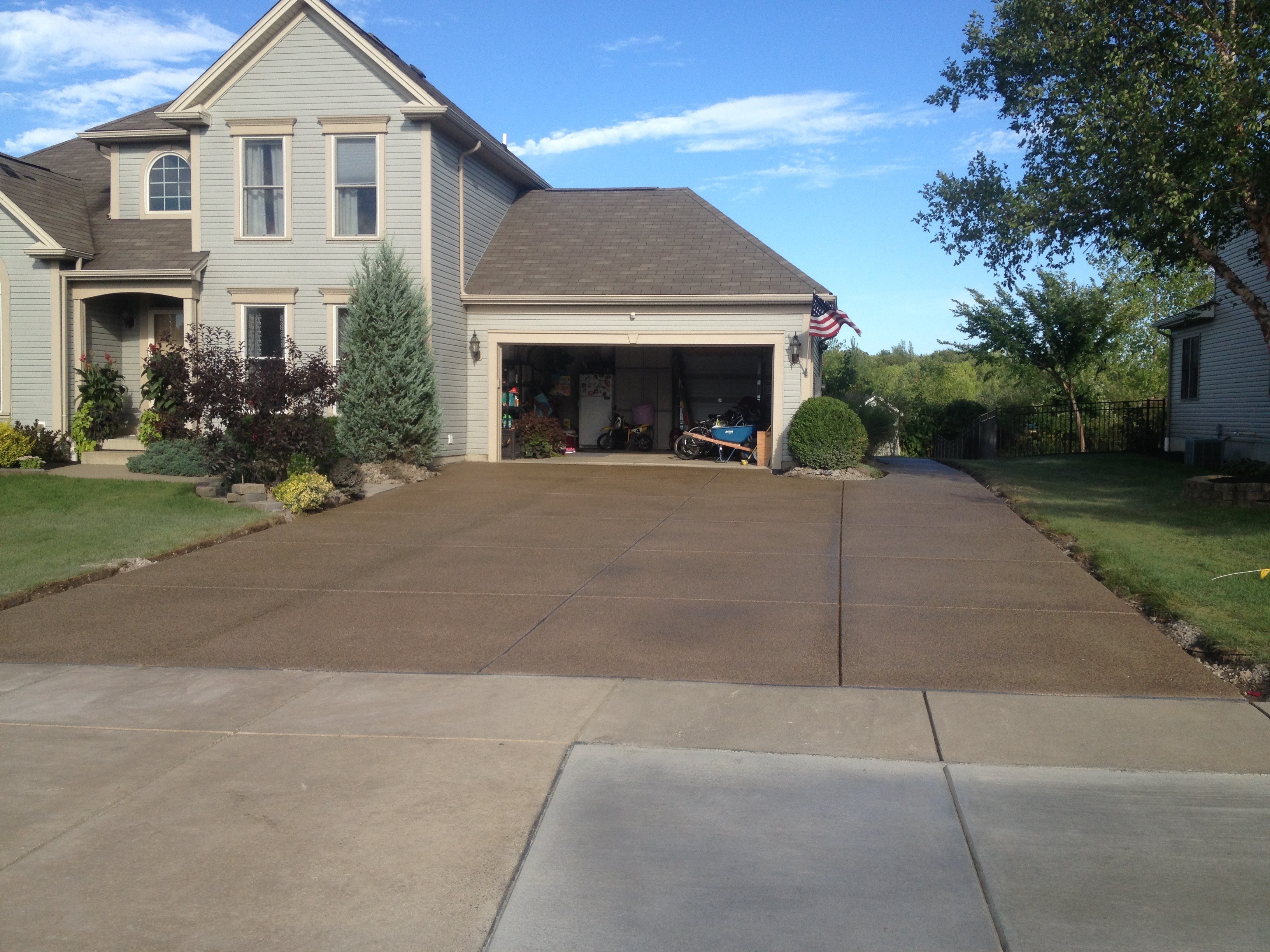 Exposed Aggregate Driveway