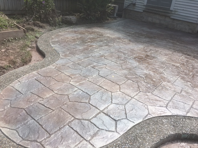 Stamped Concrete patio