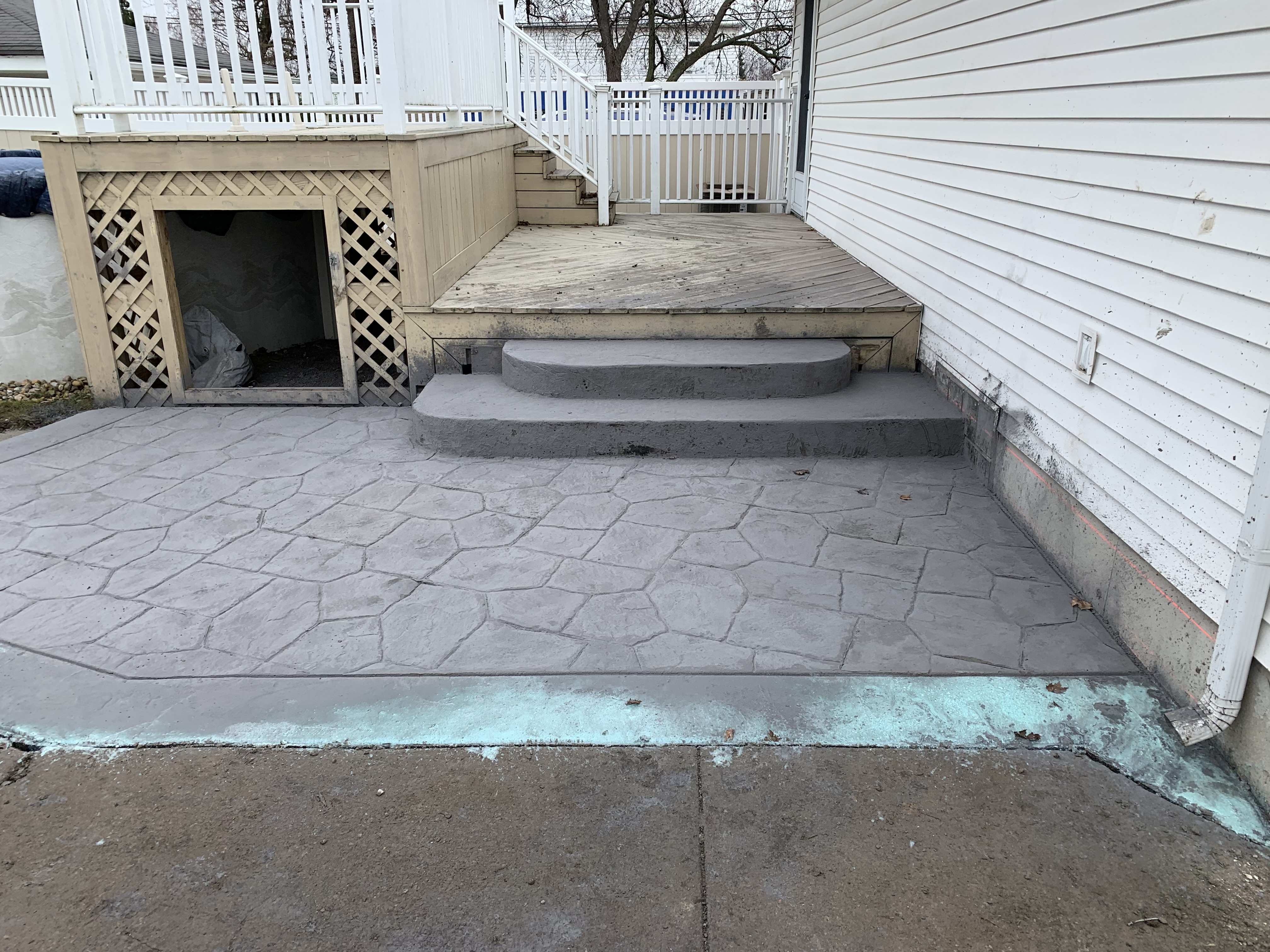 Stamped Porch & Steps Stamped Porch & Steps