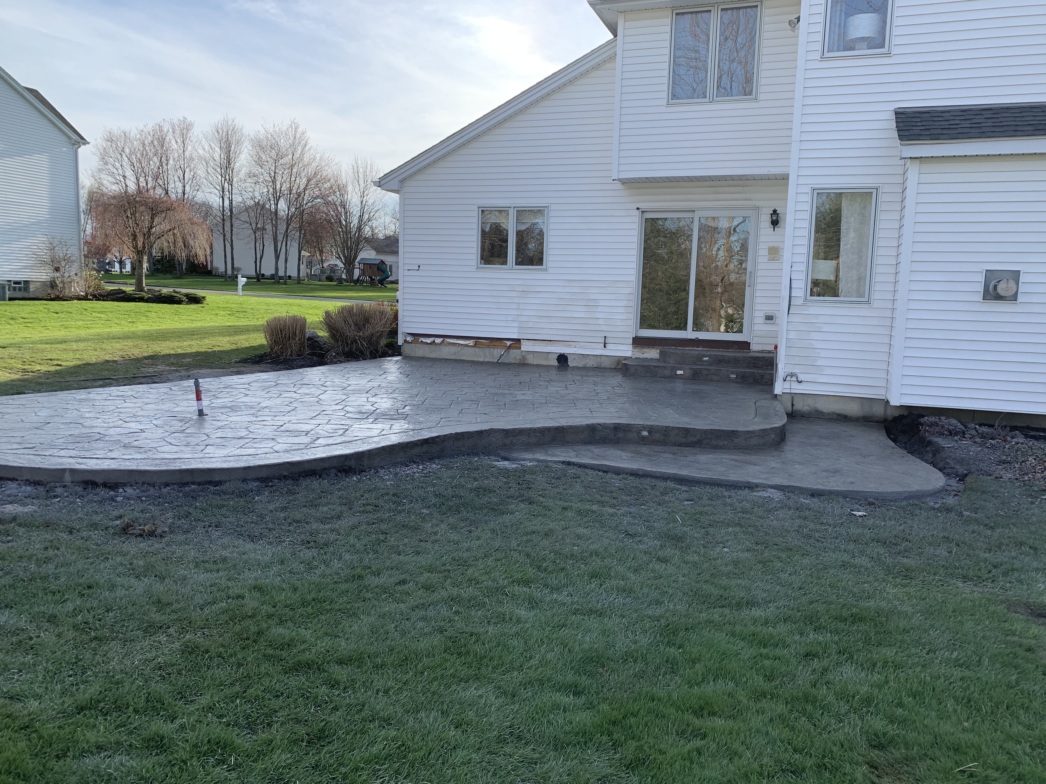 Stamped Back Patio Stamped Back Patio